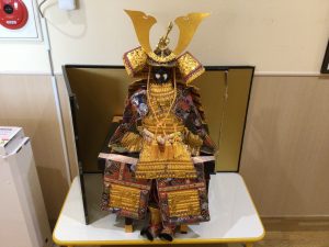 園内2か所に五月人形が飾ってあります。